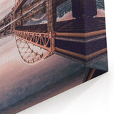 Vintage Map of Pittsburgh Prints – Reflection Cityscape and Bridge Art