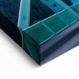 Custom Portland Cityscape Wall Art - St. Johns Bridge Scenic View