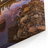 Framed Portland Skyline Prints – Sunset Reflection Over River