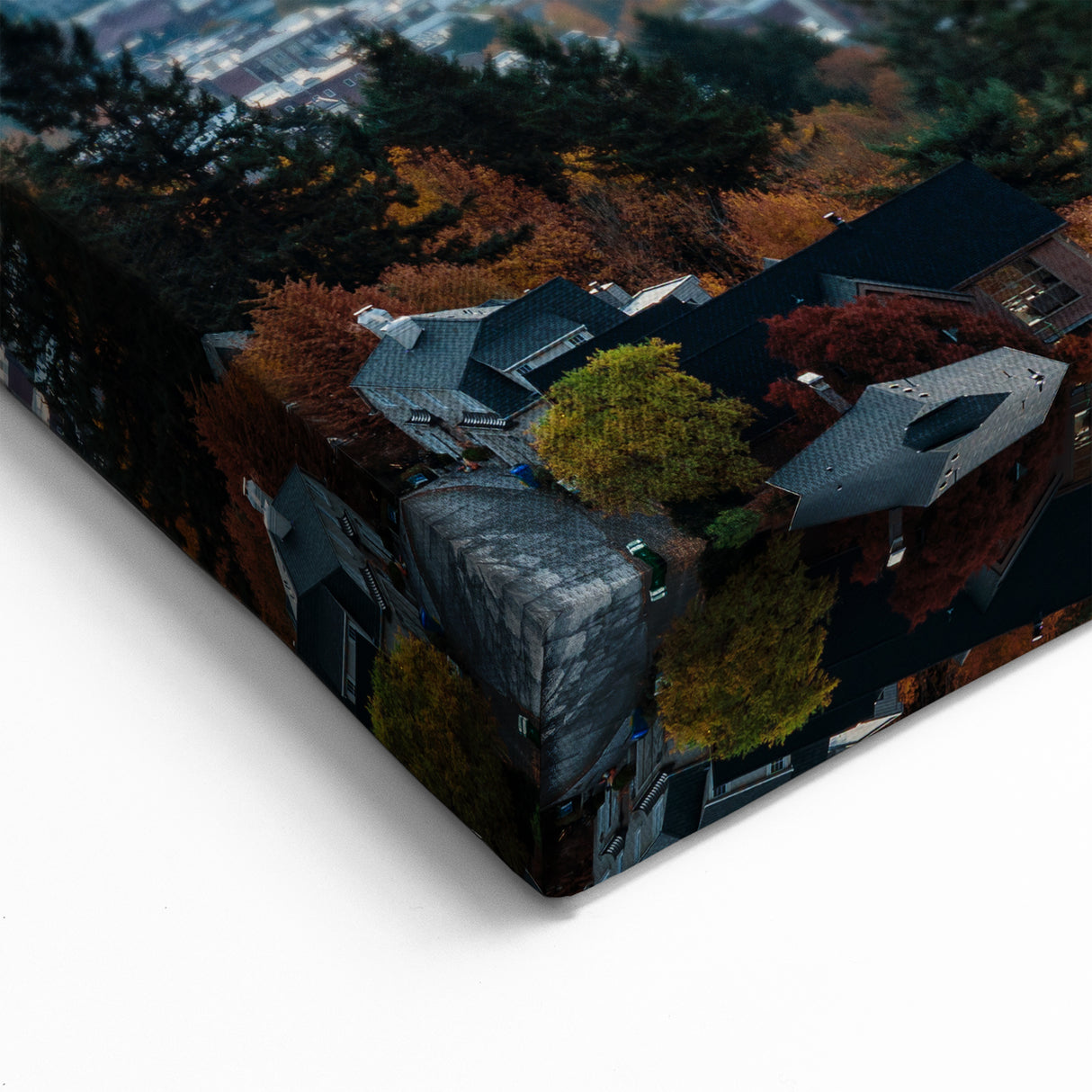 Custom Portland Cityscape Wall Art – Sunrise Over the Fog-Covered City