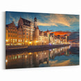 Polish Scenery Prints - Gdańsk Cityscape Reflected at Sunset