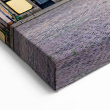 Poland Canvas Art - Vibrant Townhouses in Poznań Old Market Square