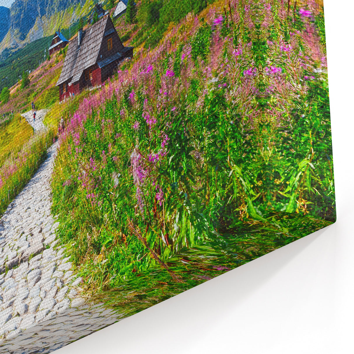 Polish Landscape Paintings - Tatra Mountains and Highland Meadows