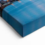 Warsaw Cityscape Art - Gdańsk Waterfront at Moonlit Night