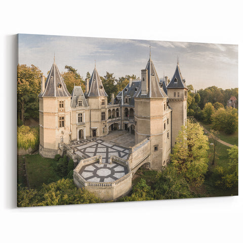 Poland Wall Art - Majestic Renaissance Castle Surrounded by Nature