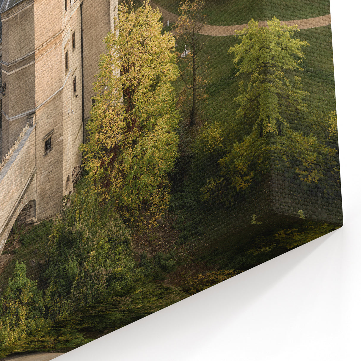 Poland Wall Art - Majestic Renaissance Castle Surrounded by Nature