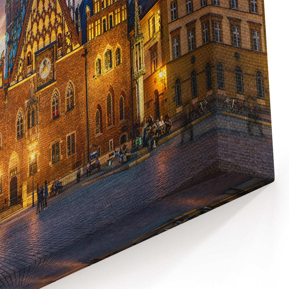 Poland Wall Art - Wrocław Town Hall at Twilight
