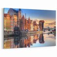 Polish Scenery Prints - Gdańsk Waterfront with Historic Ship