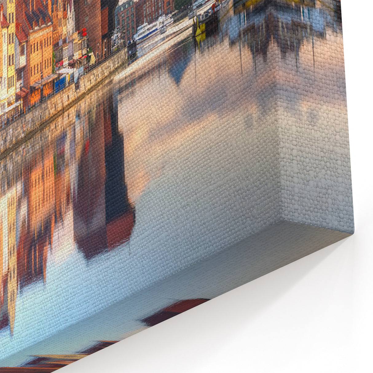 Polish Scenery Prints - Gdańsk Waterfront with Historic Ship