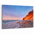 Poland Canvas Art - Baltic Sea Shoreline at Sunset