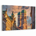Poland Travel Photography - Frauenkirche Munich Sunset View