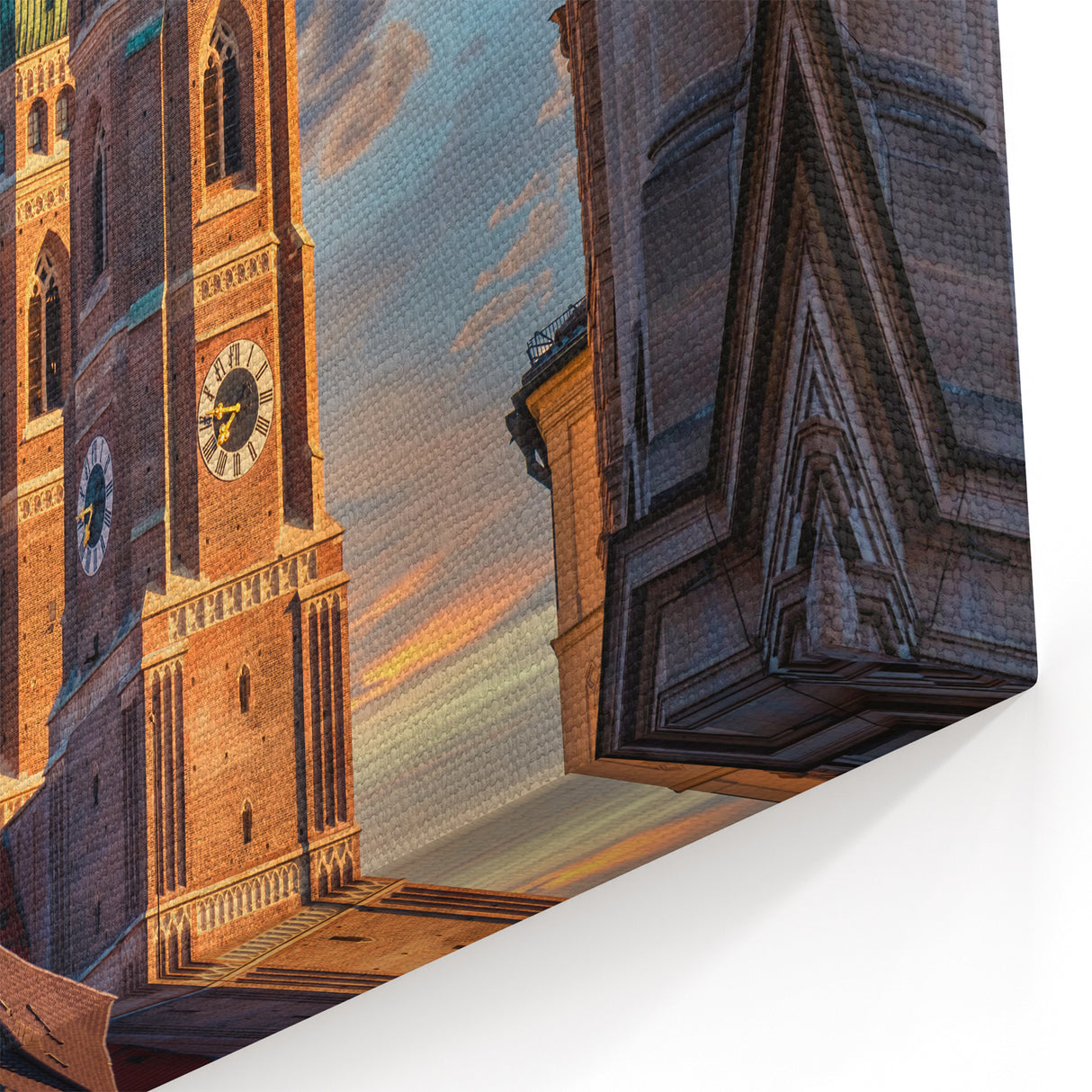 Poland Travel Photography - Frauenkirche Munich Sunset View