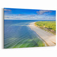 Poland Travel Photography - Baltic Sea Coastline Aerial View