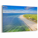 Poland Travel Photography - Baltic Sea Coastline Aerial View