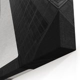 Warsaw Cityscape Art - Modern Architecture in Black and White