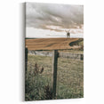 Windmill and Countryside Wall Art | Rustic Farmhouse Decor for Homes