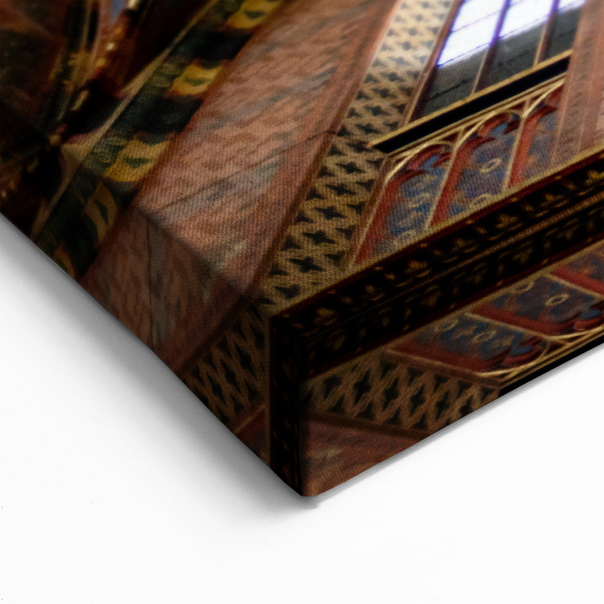 Poland Canvas Art - Starry Vaulted Ceiling of Historic Polish Architecture