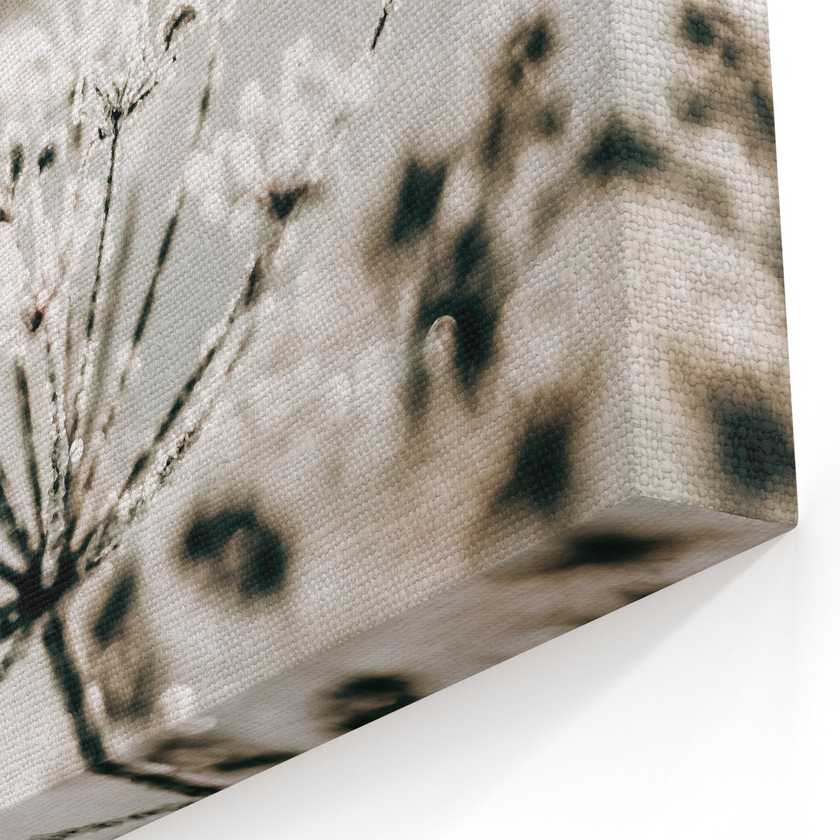 Frosted Wildflower Wall Art | Rustic Farmhouse Decor for Serene Spaces