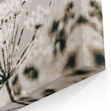 Frosted Wildflower Wall Art | Rustic Farmhouse Decor for Serene Spaces