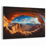 Canyonlands National Park Art - Majestic Mesa Arch Sunset Canvas Print
