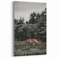 Rustic Horse Grazing Wall Art – Vintage Farmhouse Nature Scene Print