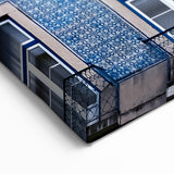 Lisbon Wall Art - Scenic Lisbon Cityscape in Blue and White Tiles