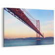 Portugal Landscape Art - 25 de Abril Bridge Over the Tagus River