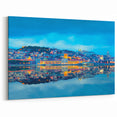 Lisbon Cityscape Painting - Nighttime Waterfront View of Lisbon Landmarks