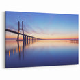 Lisbon Canvas Prints - Vasco da Gama Bridge at Sunrise Reflection
