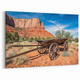 Framed Capitol Reef Artwork – Utah Scenic Wagon Landscape Print