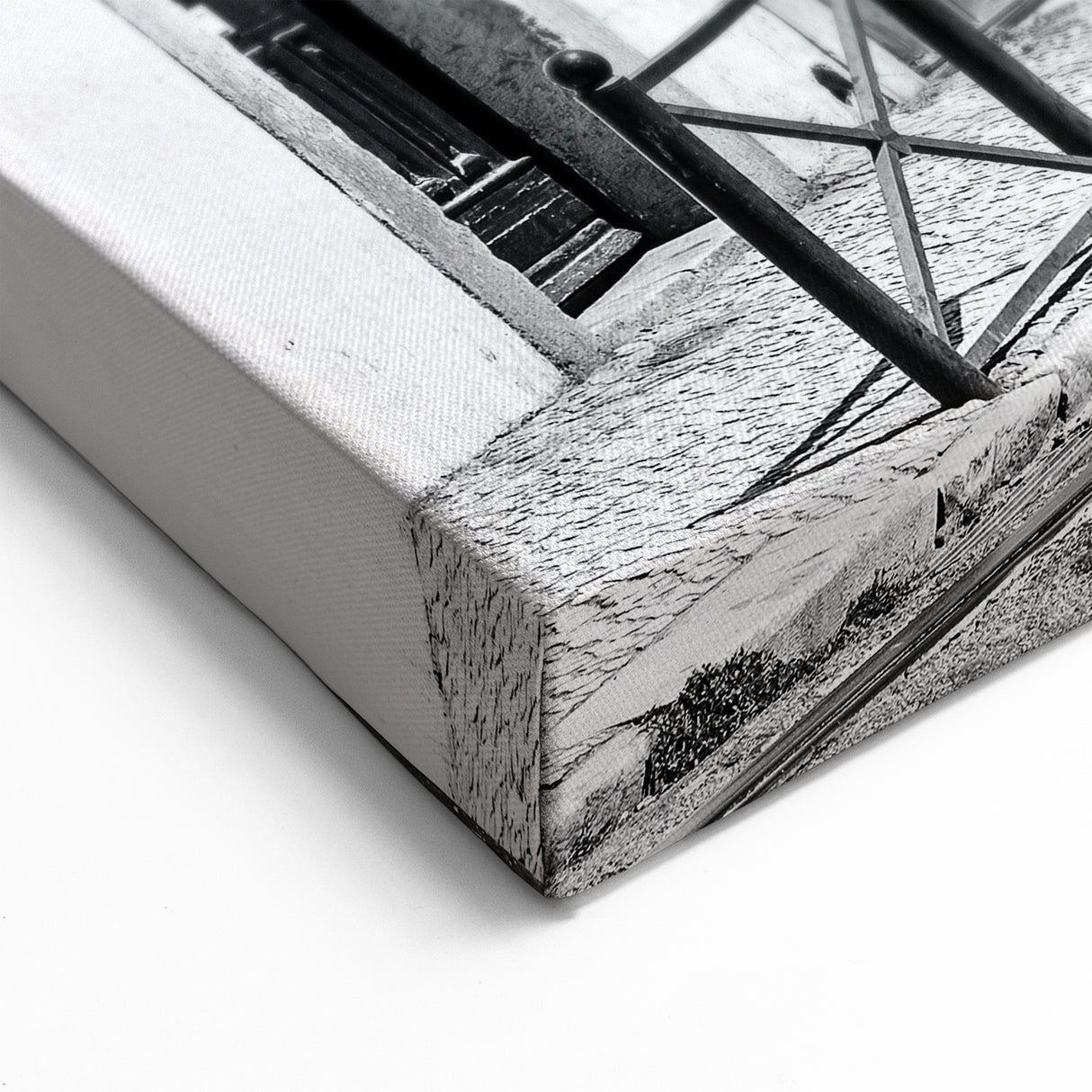 Lisbon Wall Art - Iconic Tram 28 in Black and White with Yellow Accent