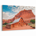 Capitol Reef National Park Art – Rustic Utah Barn Landscape Print