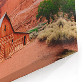 Capitol Reef National Park Art – Rustic Utah Barn Landscape Print