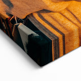 Lisbon Cityscape Painting - Cristo Rei and 25 de Abril Bridge at Sunset