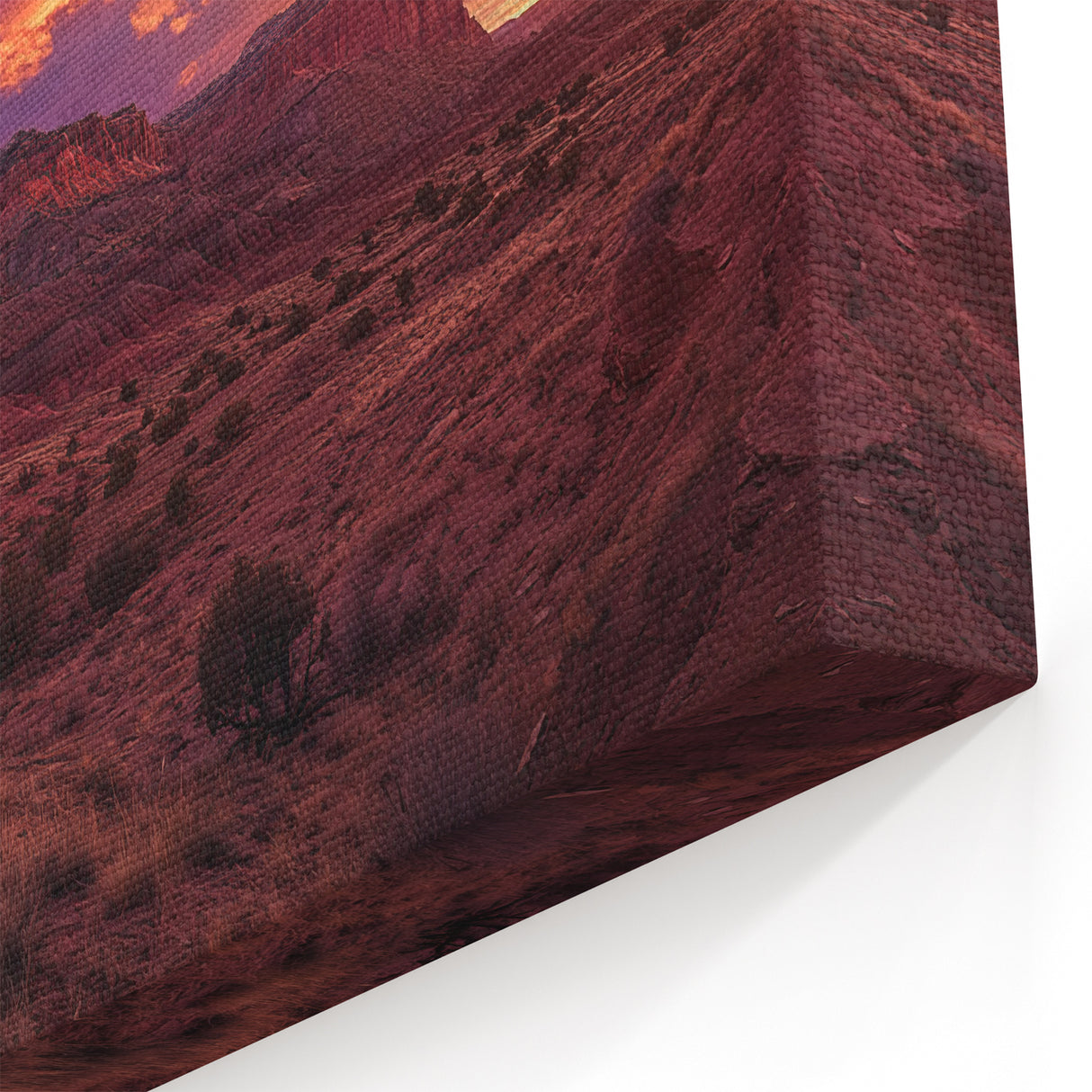 Capitol Reef National Park Art – Utah Red Rock Sunset Landscape Print