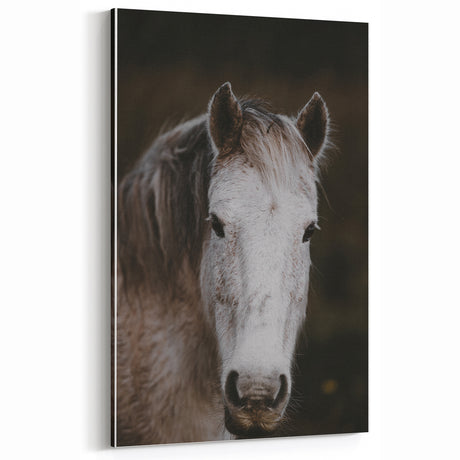Rustic Horse Portrait Wall Art – Farmhouse Animal Decor with Vintage Charm