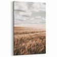 Farmhouse Wall Art of Wheat Field and Sky - Rustic Country Style Decor