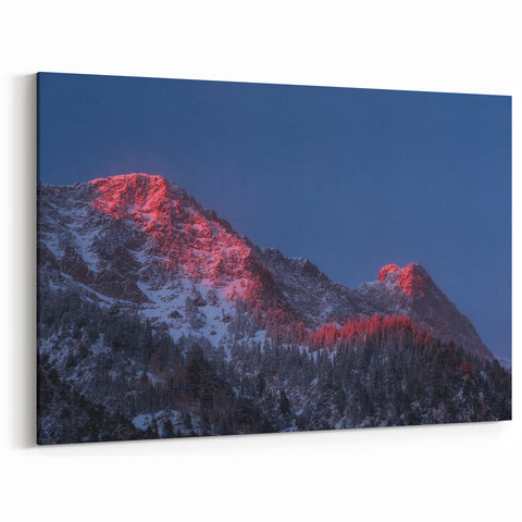 Sunrise on Salt Lake Peaks - Scenic Salt Lake City Canvas and Wall Art