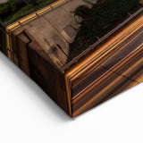 Downtown LA Cityscape - Twilight Skyscrapers and Freeway Light Trails