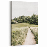 Farmhouse Wall Art – Quiet Country Path Print for Rustic Home Decor