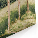 Farmhouse Wall Art – Rustic Fence and Gate Print for Country Decor