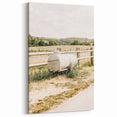 Farmhouse Wall Art – Metal Tank and Fence Print for Rustic Country Decor