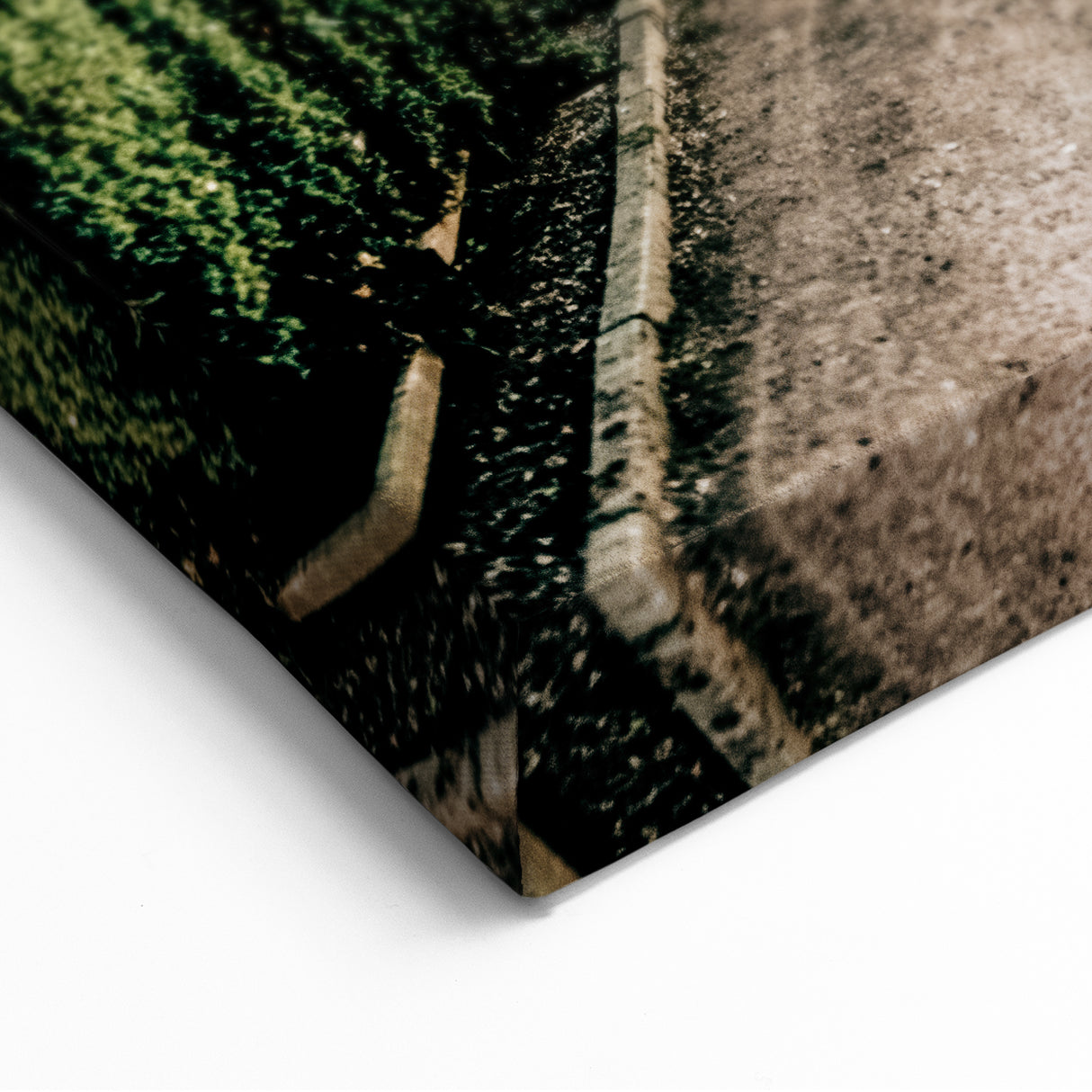 Farmhouse Wall Art – Hedge-Lined Path Print for Rustic Garden Decor