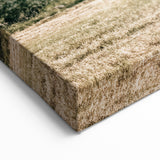 Farmhouse Wall Art - Scenic Country Landscape with Rustic Hay Bales