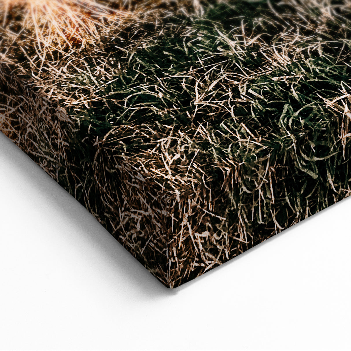Farmhouse Wall Art - Serene Hay Bale in Field with Rustic Country Charm