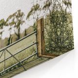 Farmhouse Wall Art - Tranquil Farm Gate with Rustic Countryside Charm