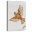 Farmhouse Wall Art | Rustic Sparrow in Flight | Vintage Country Style Print