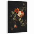 Dark Moody Wall Art - Timeless Floral Arrangement for Dramatic Decor