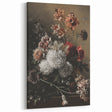 Dark Moody Wall Art - Dramatic Floral Arrangement for Elegant Interiors