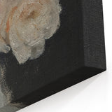 Dark Moody Wall Art - Minimalist Floral Vase for Elegant Home Decor